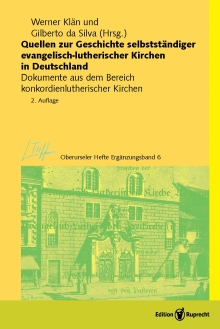 Umschlagbild: Quellen zur Geschichte selbstständiger evangelisch-lutherischer Kirchen in Deutschland