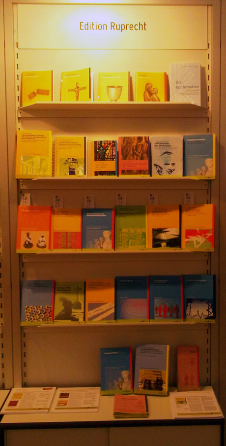 Messestand von Edition Ruprecht auf der Frankfurter Buchmesse 2013